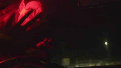 Monster Car Attack Stock Footage 234212075
