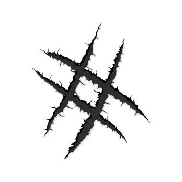 Monster claw Stock Illustration