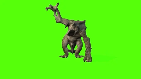 Monster Claws Attack Green Screen Animation 4k Rendering 스톡 동영상 262597525