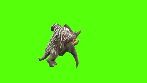 Monster Claws Attack Green Screen Animation 4K Rendering Vídeo Stock 270021694
