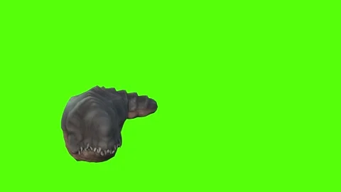 Monster crawl Green Screen Animation 4k Rendering 動画素材 262597610
