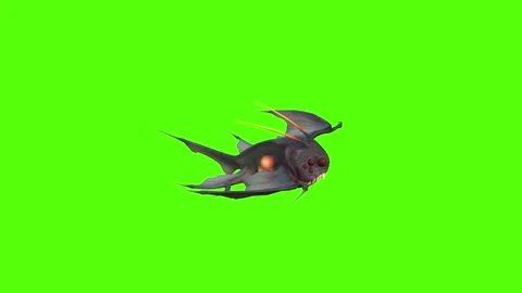 Monster Creature Glide Green Screen Animation 4k Rendering 스톡 동영상 271106308