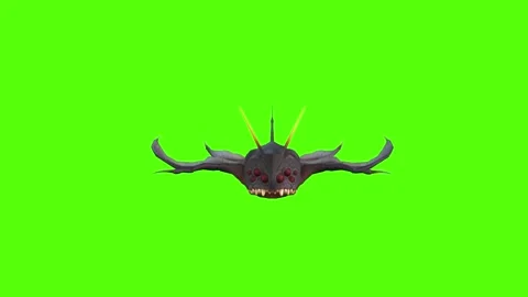 Monster Creature Glide Green Screen Animation 4k Rendering Vidéo 271106309