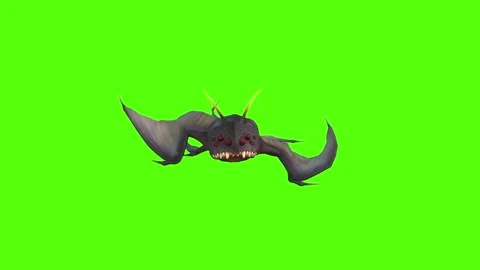 Monster Creature Walking Forward Green Screen Animation 4k Rendering Stock Footage 271106203