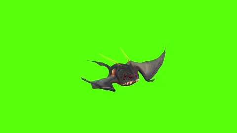Monster Creature Walking Green Screen Animation 4k Rendering Vídeo Stock 271106241