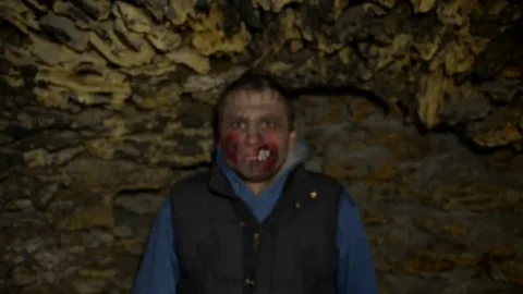 Monster in dark castle Vídeos de archivo 69204805