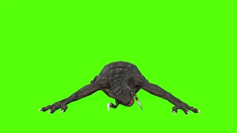 Monster Death Green Screen Animation 3D ... | Stock Video | Pond5