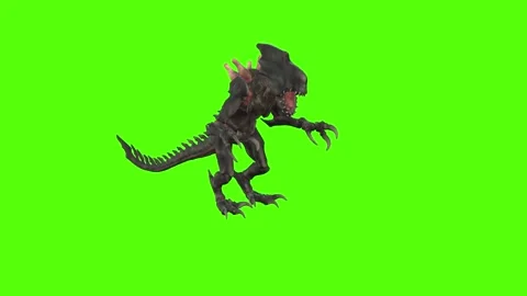 Monster Death Green Screen Animation 4k Rendering 스톡 동영상 262699522