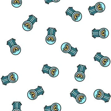 Monster eye vector seamless pattern イラスト素材