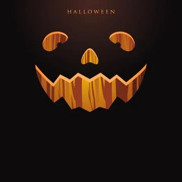 Monster face expression : laugh Stock Illustration