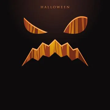 Monster face expression : mad Stock Illustration