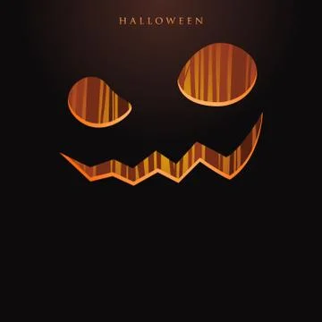 Monster face expression : smirk Stock Illustration