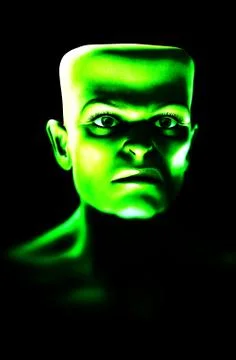 Monster Face Stock Illustration