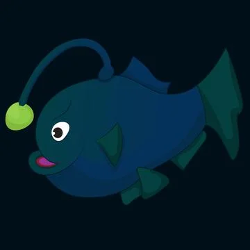 Monster fish Stock Illustration