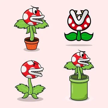 Monster Flower Game Stock Illustration