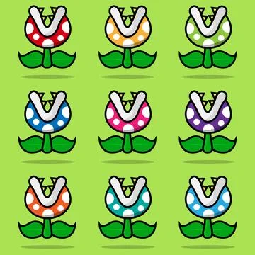 Monster flower Stock Illustration