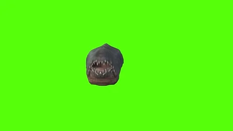 Monster Getting Hit Green Screen Animation 4k Rendering Video stock 262597589