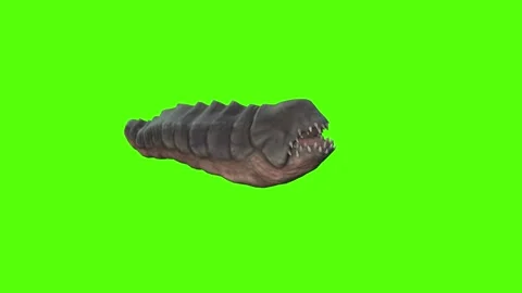 Monster Getting Hit Green Screen Animation 4k Rendering Vidéo 262597597