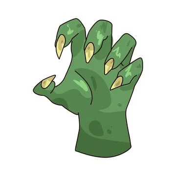 Monster Hand illustration Stock Illustration