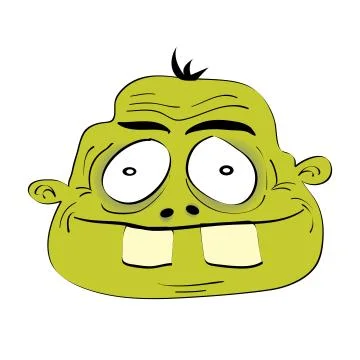 Monster head Stock Illustration