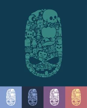 Monster icon Stock Illustration