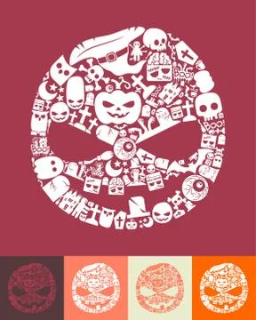 Monster icon Stock Illustration