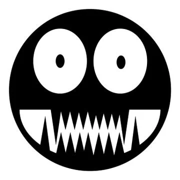 Monster icon Illustrazione stock
