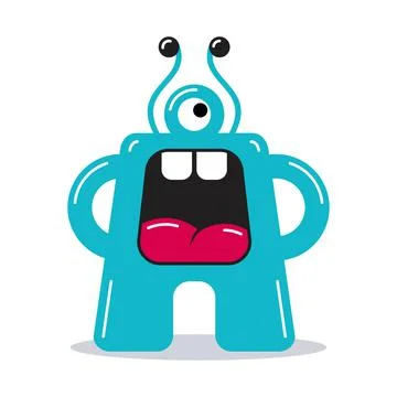 Monster icon Stock Illustration