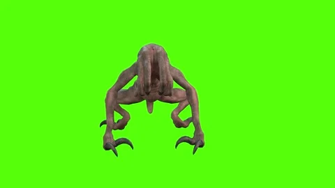 Monster Idle Green Screen Animation 4k Rendering 動画素材 267716022