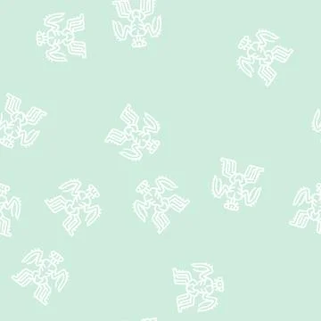 Monster insect line seamless pattern イラスト素材