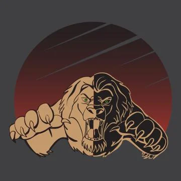 Monster-jump Stock Illustration