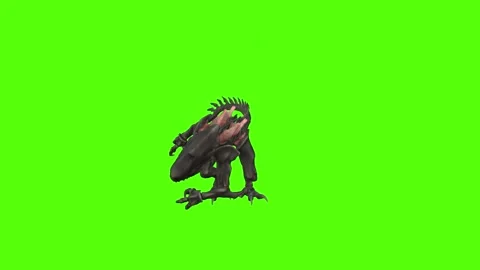 Monster left Claw Attack Green Screen Animation 4k Rendering 動画素材 262699472