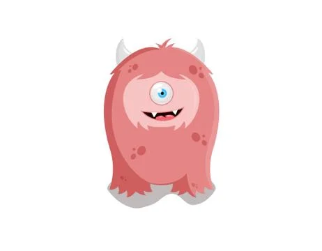 Monster logo, vector Stock Illustration