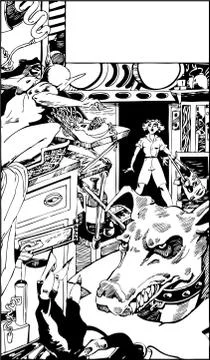 Monster making laboratory Stock Illustration