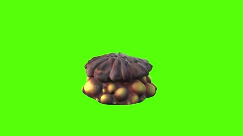 Monster Scaramar Spawner Green Screen Animation 4k Rendering Stock Footage 263089992
