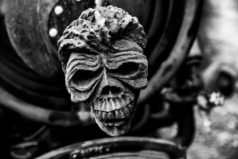 A Monster Skull Stock Photos