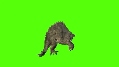 Monster Smash Attack Green Screen Animation 4k Rendering Видео 262597426