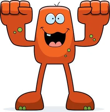 Monster Smiling Illustrazione stock