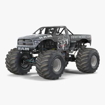 Monster Truck Raminator 3D Model