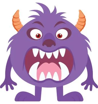 Monster Vector Icon Stock Illustration