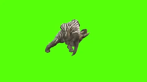 Monster Walking Forward Green Screen Animation 4K Rendering Видео 270021378