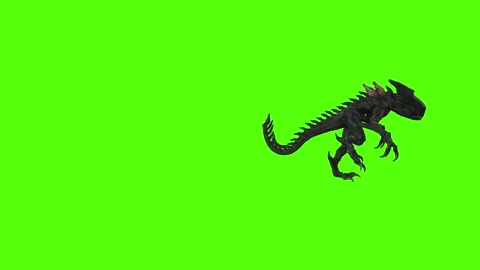 Monster Walking Green Screen Animation 4k Rendering 動画素材 262699249