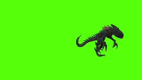 Monster Walking Green Screen Animation 4k Rendering Видео 262699253