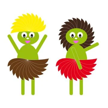 Monster on white background Stock Illustration