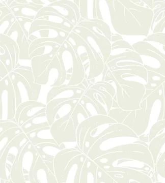 Monstera plant  seamless pattern Stock Illustration