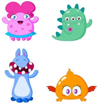 Monsters Stock Illustration