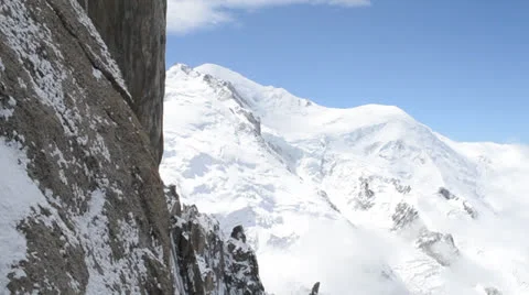 Mont blanc and ag verte Video stock 24184534