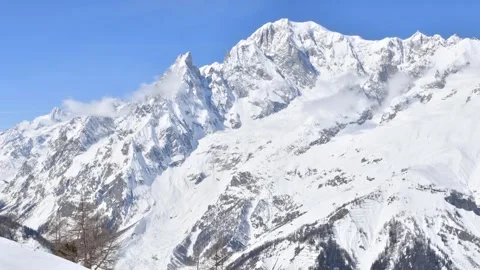 Mont Blanc Stock Footage 325080986