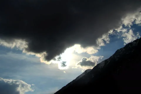 Mont Blanc moutains timelapse Stock Footage 41028004