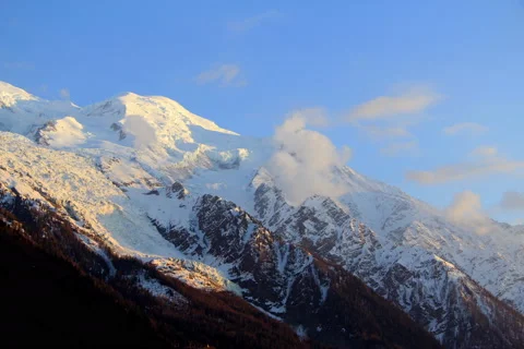Mont Blanc moutains timelapse Video stock 41032418